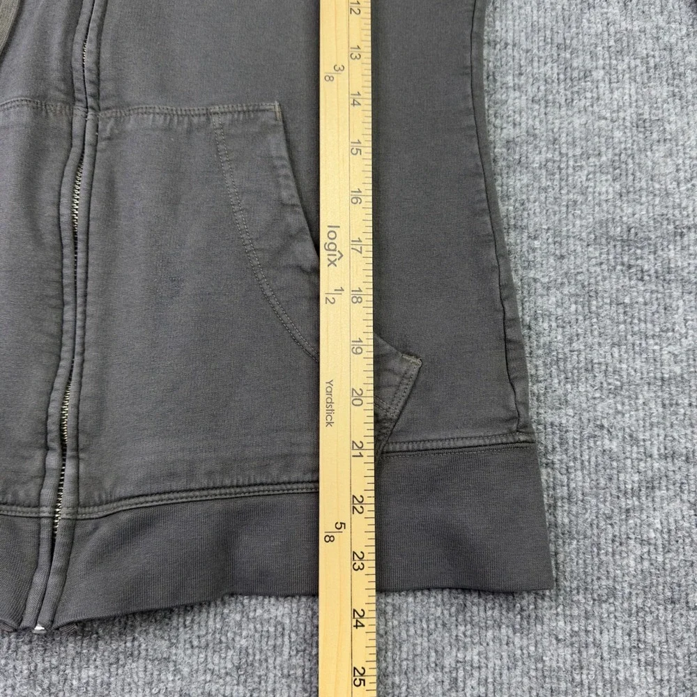 American Giant Hoodie Sweatshirt XS Gray Zip‎ Athleisure Normcore Grunge Workout - Picture 12 of 13
